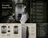 Stone Peak™ Portable Sauna Tent