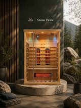 Stone Peak™ 2-Person Infrared Hemlock Sauna
