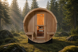 Stone Peak™ Scandinavian Naked Barrel Sauna