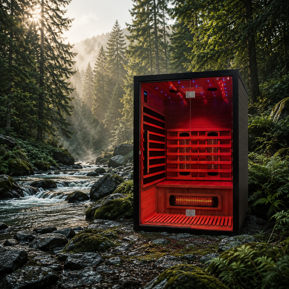 Stone Peak™ 2-Person Infrared Sauna