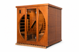 Stone Peak™ 4-Person Canadian Hemlock Infrared Sauna