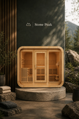 Stone Peak™ 4-Person Luxury Infrared Sauna