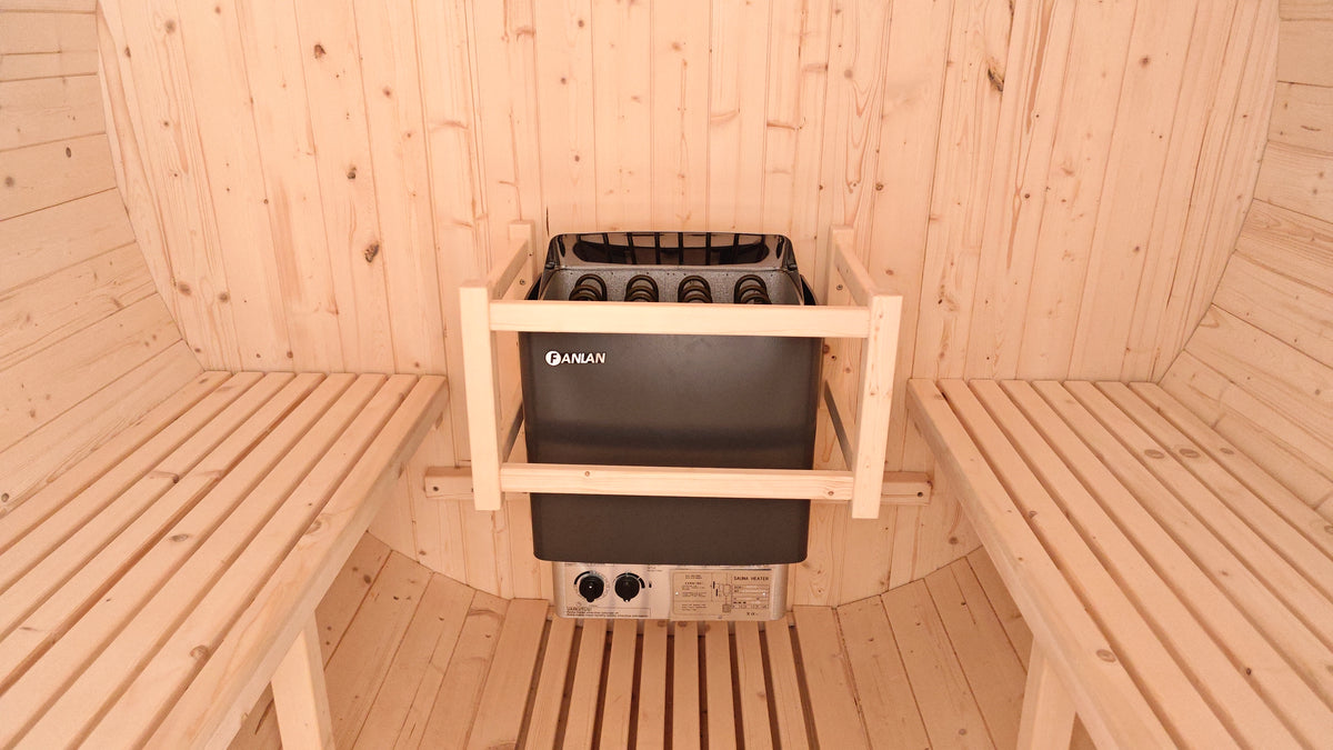 Stone Peak™ Scandinavian Barrel Sauna
